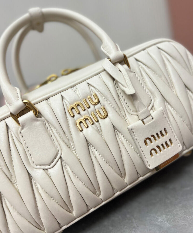 Miumiu Arcadie Matelasse Nappa Leather Bag