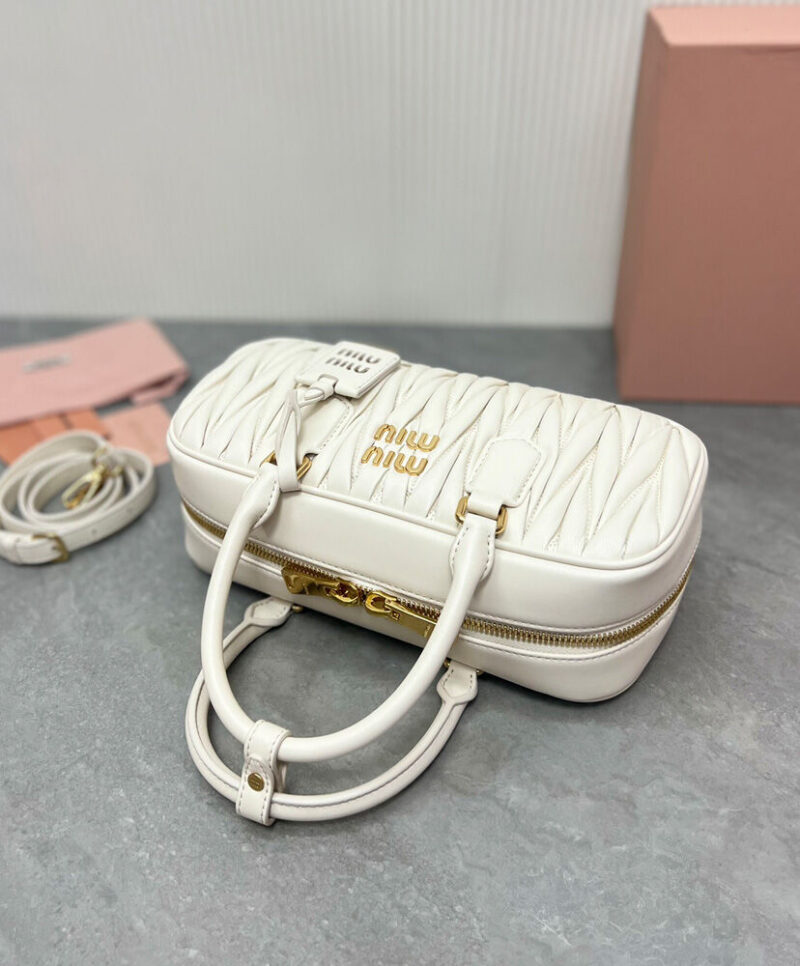 Miumiu Arcadie Matelasse Nappa Leather Bag
