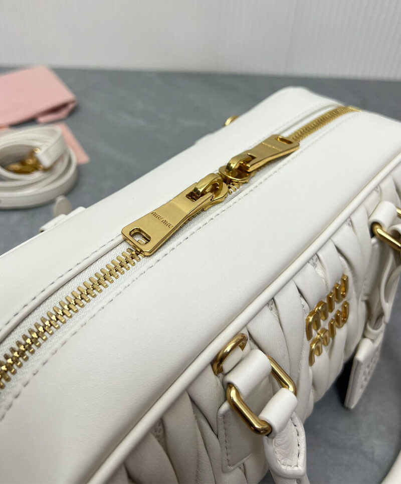 Miumiu Arcadie Matelasse Nappa Leather Bag