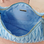 Miu Miu Wander Matelasse Regenerated Nylon Hobo Bag