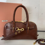 Miumiu Aventure Nappa Leather Top-handle Bag