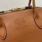 Miumiu Leather Bag Coffee