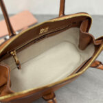 Miumiu Leather Bag Coffee