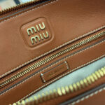 Miumiu Leather Bag Coffee