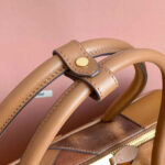 Miumiu Leather Patchwork Beau bag Coffee