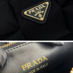 Prada Re-Nylon And Nappa Leather Mini-bag With Bow 1BC241 Black