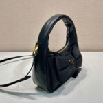 Prada Re-Nylon And Nappa Leather Mini-bag With Bow 1BC241 Black