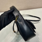 Prada Re-Nylon And Nappa Leather Mini-bag With Bow 1BC241 Black