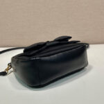 Prada Re-Nylon And Nappa Leather Mini-bag With Bow 1BC241 Black