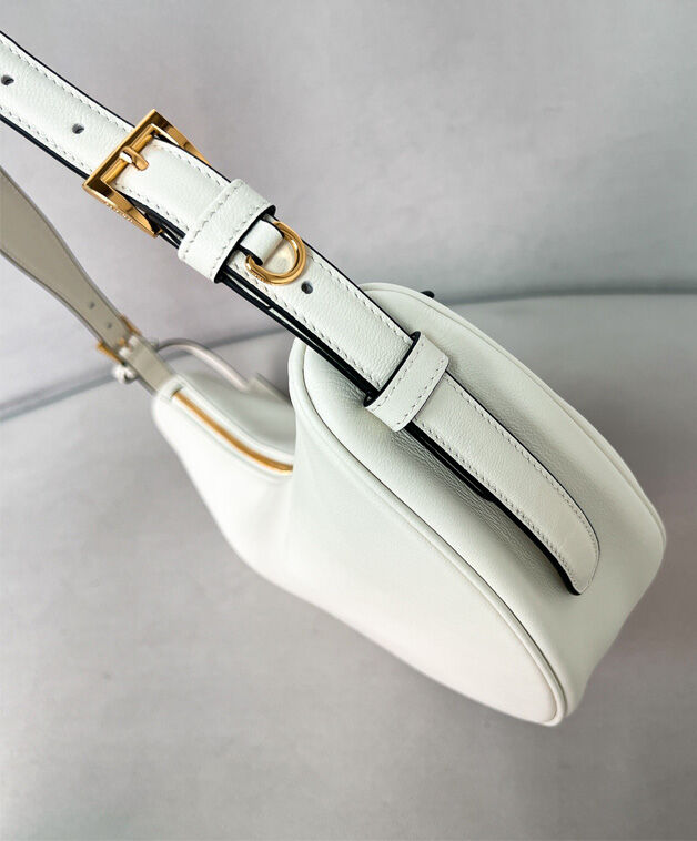 Prada Demi-lune Large Leather Shoulder Bag 1BC255