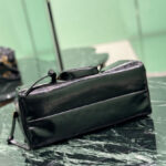 Prada Dangle Medium Leather Top-handle Bag Black