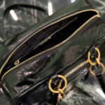 Prada Dangle Medium Leather Top-handle Bag Black
