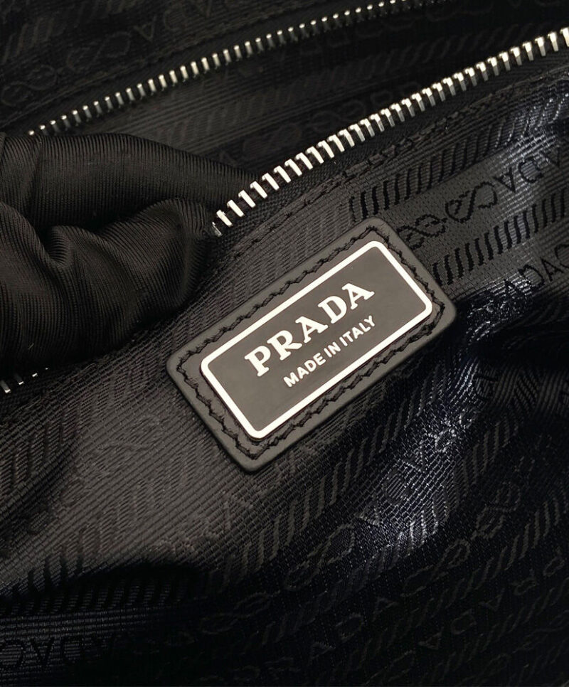 Prada Leather Tote Bag 2VG128 Black