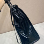 Prada Leather Tote Bag 2VG128 Black