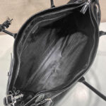 Prada Leather Tote Bag 2VG128 Black