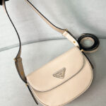 Prada Arque Leather Shoulder Bag With Flap 1BD365