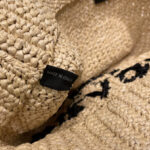 Prada Raffia Tote Bag Apricot