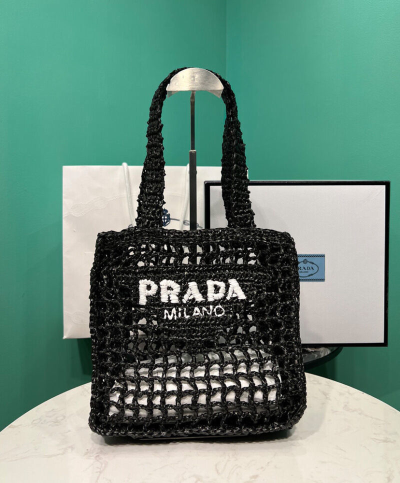 Prada Small Raffia Tote 1BG444