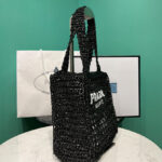 Prada Small Raffia Tote 1BG444