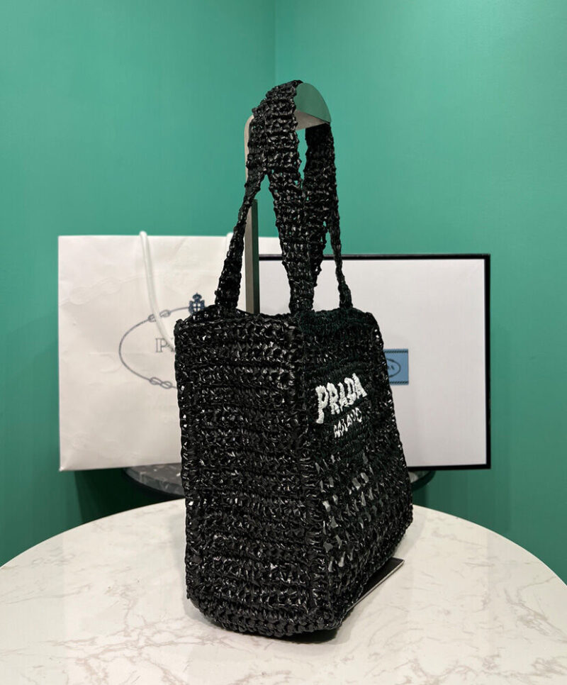 Prada Small Raffia Tote 1BG444
