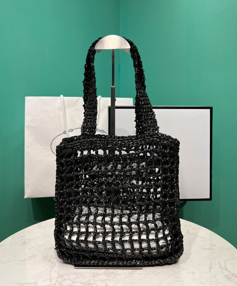 Prada Small Raffia Tote 1BG444