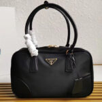 Prada Fever-Edition recycled nylon and Safiano leather double handle bag