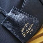Prada Fever-Edition recycled nylon and Safiano leather double handle bag