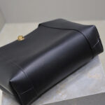 Saint Laurent Tanger In Leather Black