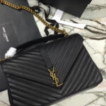 YSL Classic Large Monogram Saint Laurent College Bag Black