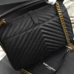 YSL Classic Large Monogram Saint Laurent College Bag Black