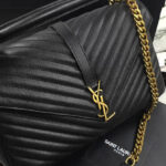 YSL Classic Large Monogram Saint Laurent College Bag Black