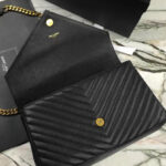 YSL Classic Large Monogram Saint Laurent College Bag Black