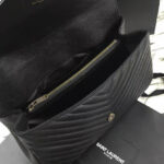 YSL Classic Large Monogram Saint Laurent College Bag Black