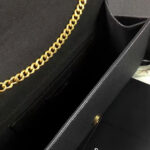 YSL Classic Medium Kate Monogram SAINT LAURENT Tassel Satchel Black