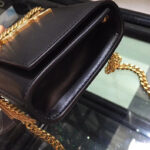 Saint Laurent Kate Monogram Ysl Small Tassel Shoulder Bag  Black