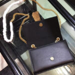 Saint Laurent Kate Monogram Ysl Small Tassel Shoulder Bag  Black