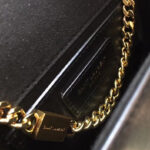 Saint Laurent Kate Monogram Ysl Small Tassel Shoulder Bag  Black