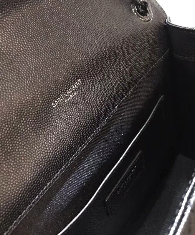 Saint Laurent Envelope Medium Bag 487206 Black