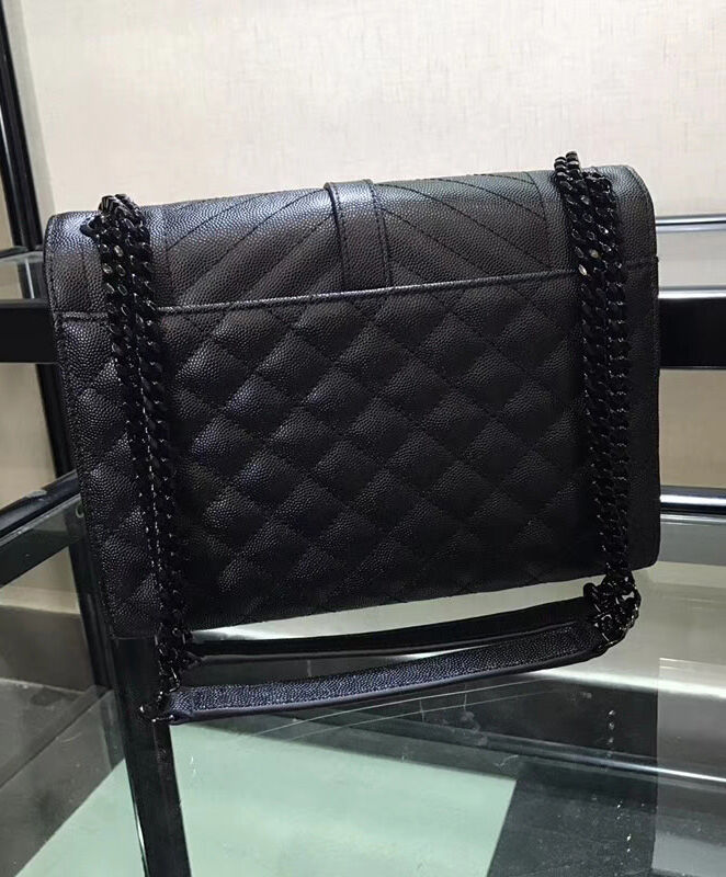 Saint Laurent Envelope Medium Bag 487206 Black
