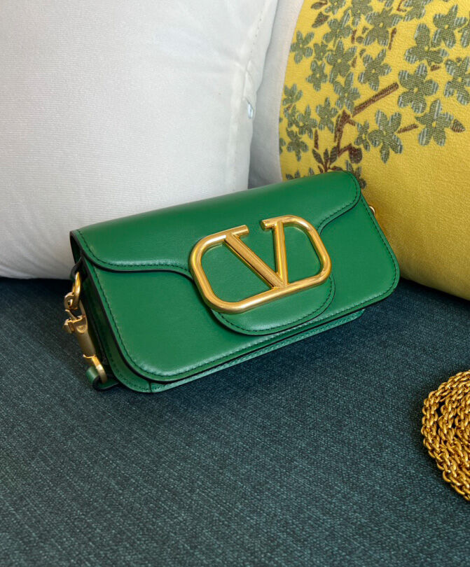 Valentino Loco Small Shoulder Bag In Calfskin