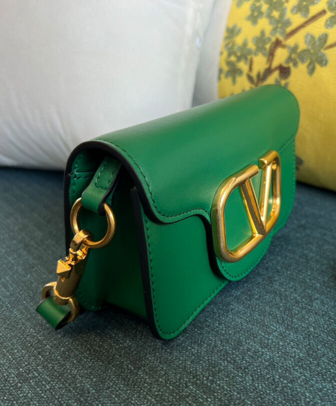 Valentino Loco Small Shoulder Bag In Calfskin