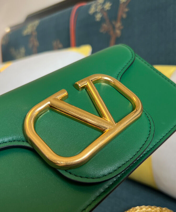 Valentino Loco Small Shoulder Bag In Calfskin