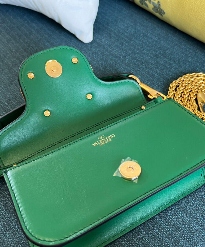 Valentino Loco Small Shoulder Bag In Calfskin