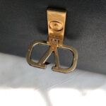 Valentino Garavani Vsling Grainy Calfskin Handbag Black