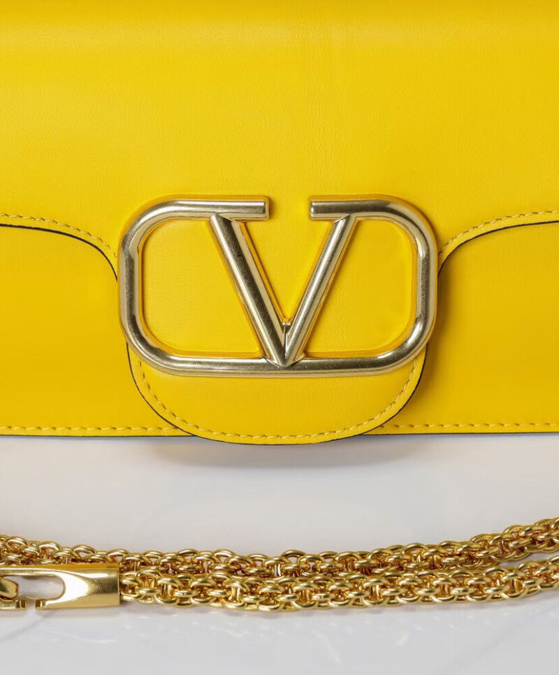 Valentino Vlogo Signature Calfskin Shoulder Bag