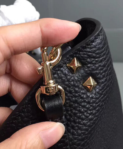 Valentino Large Rockstud Tote Black