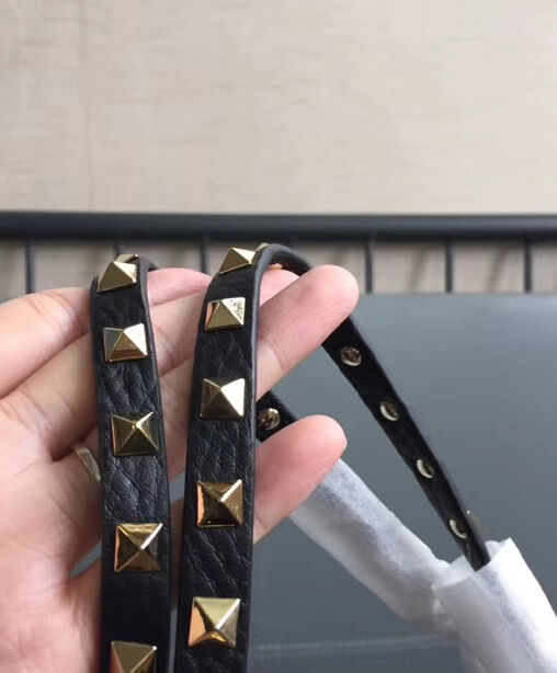 Valentino Large Rockstud Tote Black