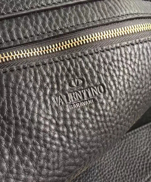 Valentino Large Rockstud Tote Black