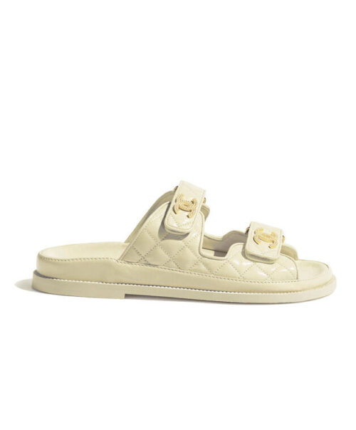 Chanel Women's Mules G45507 Cream