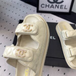 Chanel Women's Mules G45507 Cream